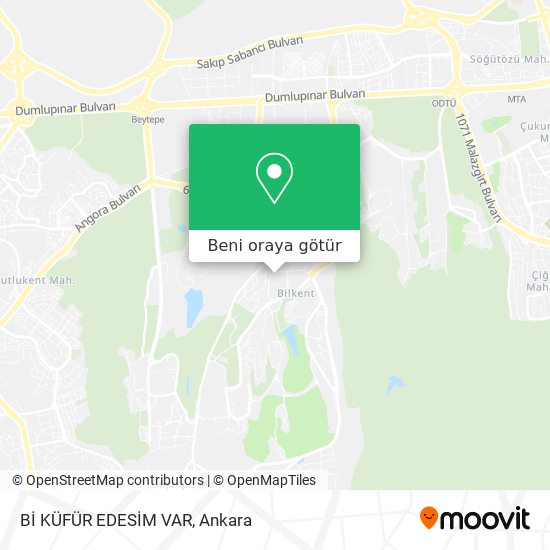 Bİ KÜFÜR EDESİM VAR harita