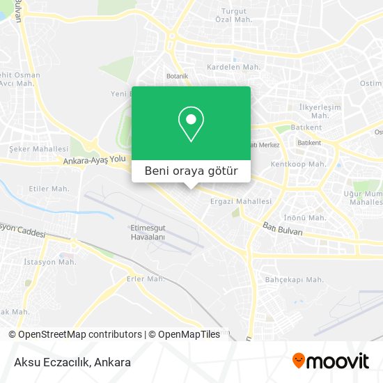 Aksu Eczacılık harita