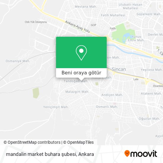 mandalin market buhara şubesi harita