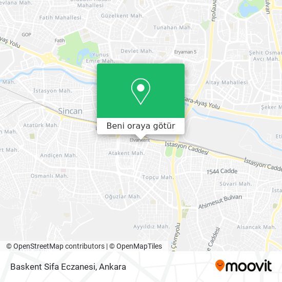 Baskent Sifa Eczanesi harita