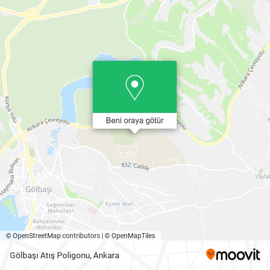 Gölbaşı Atış Poligonu harita