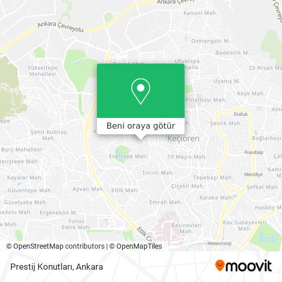 Prestij Konutları harita