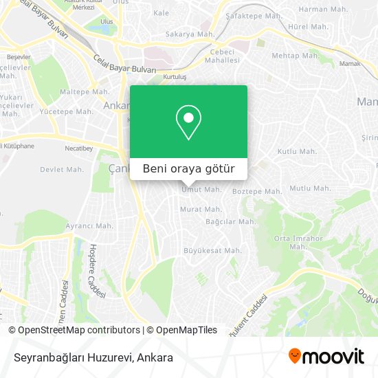 Seyranbağları Huzurevi harita