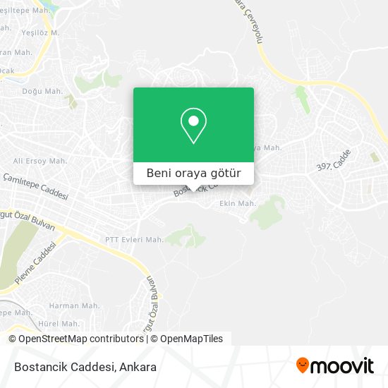 Bostancik Caddesi harita