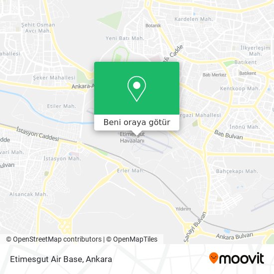 Etimesgut Air Base harita