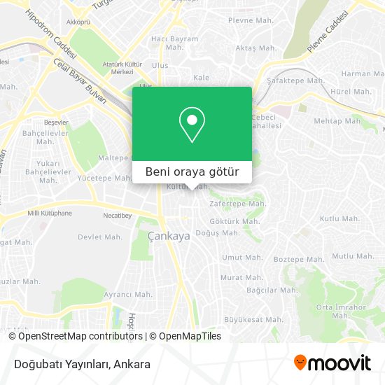 Doğubatı Yayınları harita