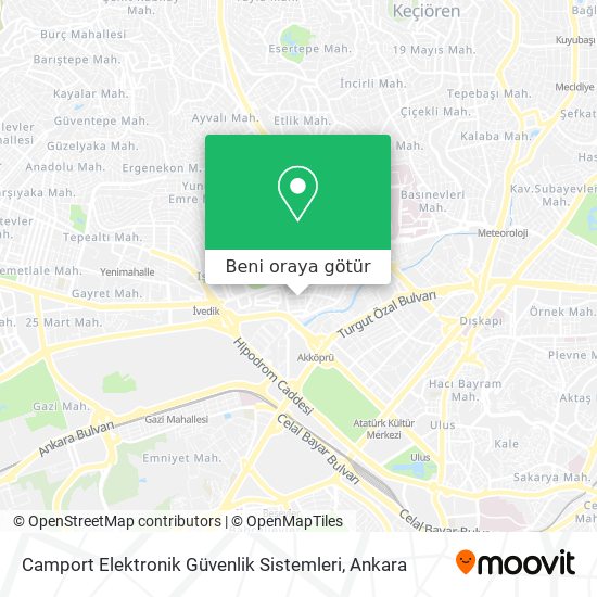 Camport Elektronik Güvenlik Sistemleri harita