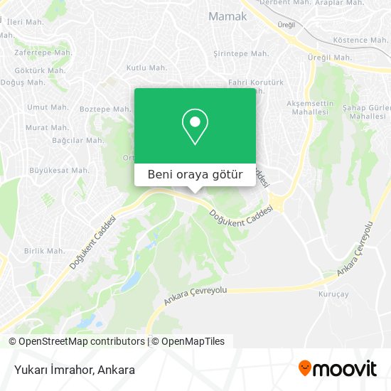Yukarı İmrahor harita