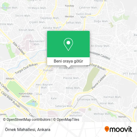 Örnek Mahallesi harita