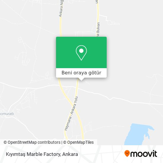 Kıyımtaş Marble Factory harita