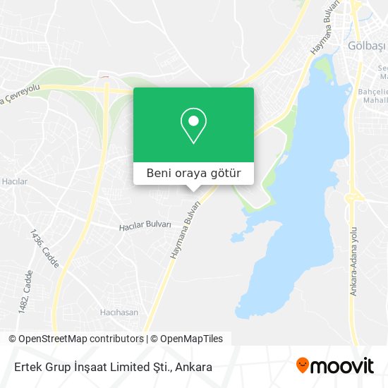 Ertek Grup İnşaat Limited Şti. harita