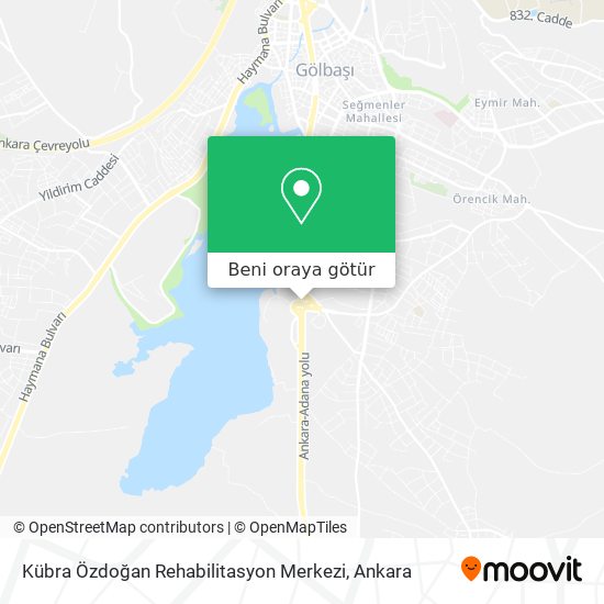 Kübra Özdoğan Rehabilitasyon Merkezi harita
