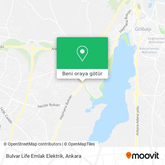 Bulvar Life Emlak Elektrik harita