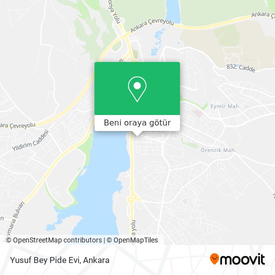 Yusuf Bey Pide Evi harita