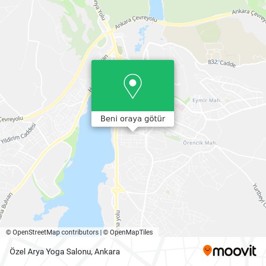 Özel Arya Yoga Salonu harita