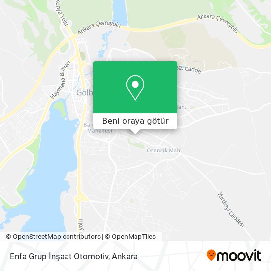 Enfa Grup İnşaat Otomotiv harita