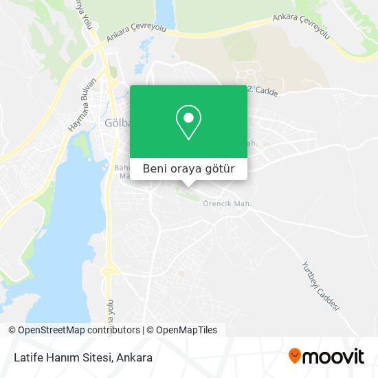 Latife Hanım Sitesi harita