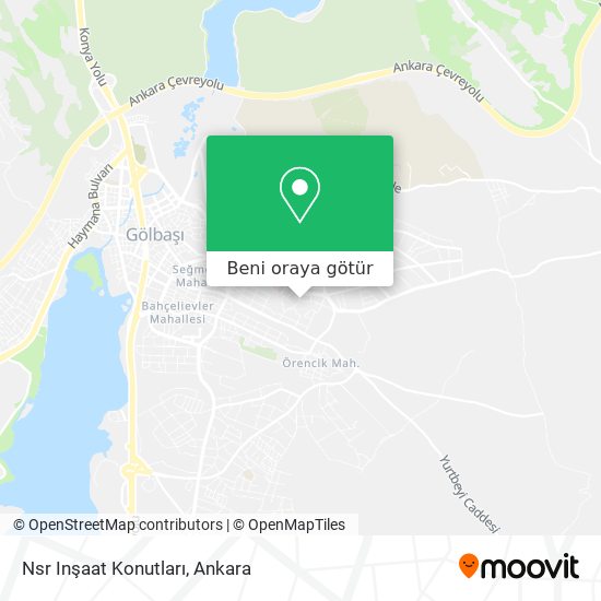 Nsr Inşaat Konutları harita