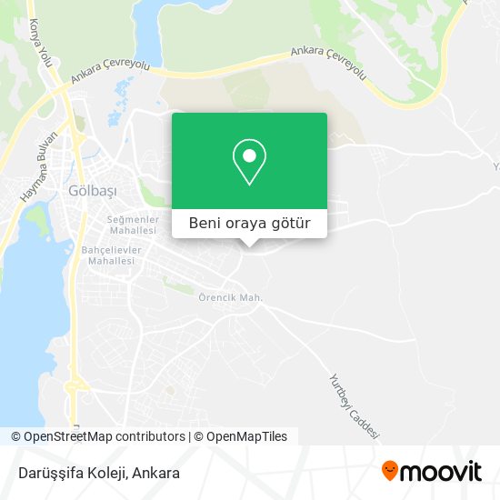 Darüşşifa Koleji harita