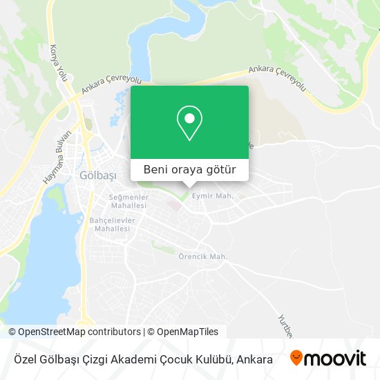 Özel Gölbaşı Çizgi Akademi Çocuk Kulübü harita