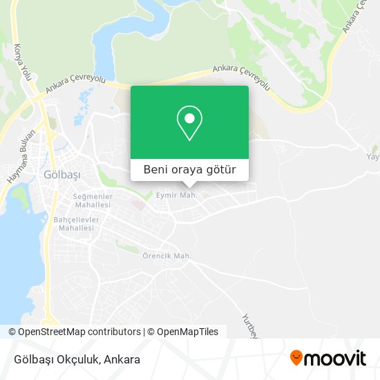 Gölbaşı Okçuluk harita