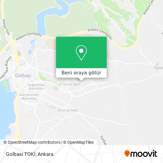Golbasi TOKİ harita