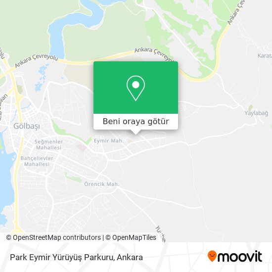 Park Eymir Yürüyüş Parkuru harita