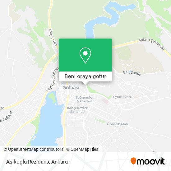Aşıkoğlu Rezidans harita