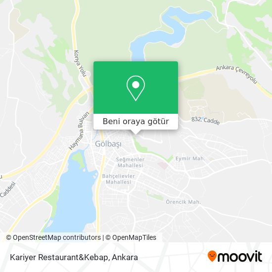 Kariyer Restaurant&Kebap harita