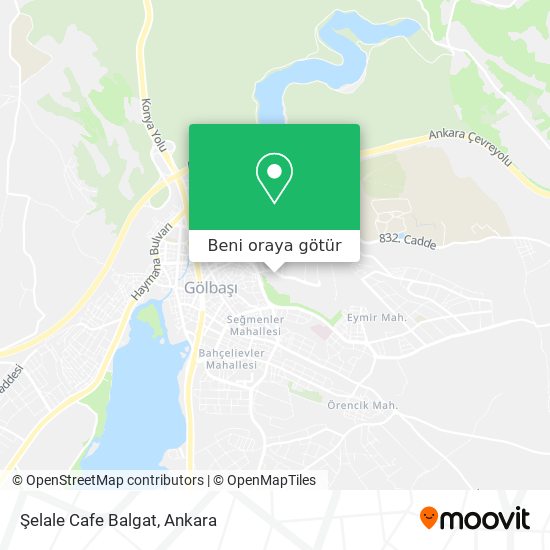 Şelale Cafe Balgat harita