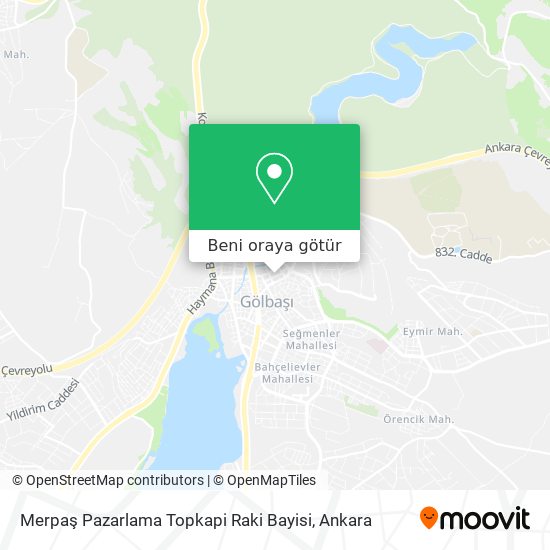 Merpaş Pazarlama Topkapi Raki Bayisi harita