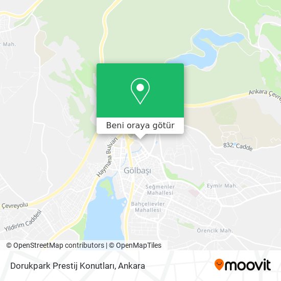 Dorukpark Prestij Konutları harita