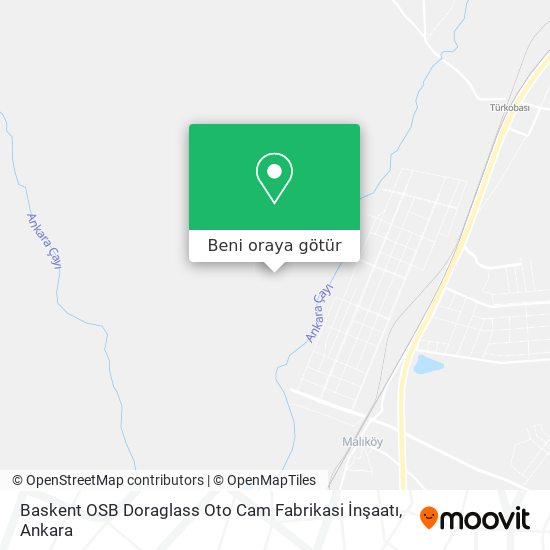 Baskent OSB Doraglass Oto Cam Fabrikasi İnşaatı harita