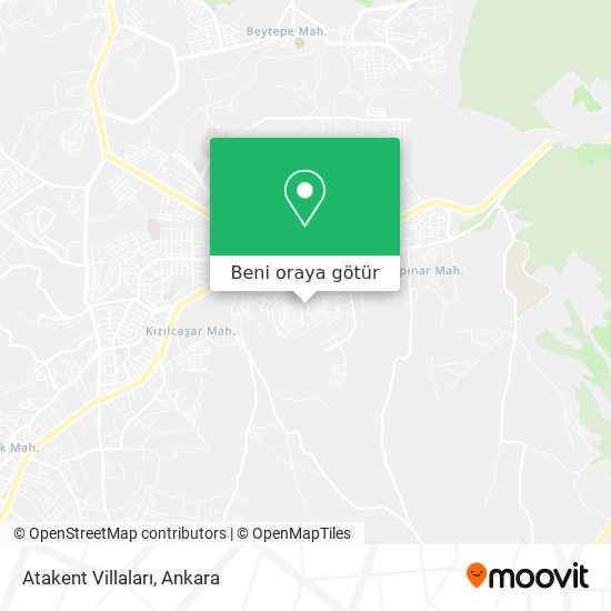 Atakent Villaları harita