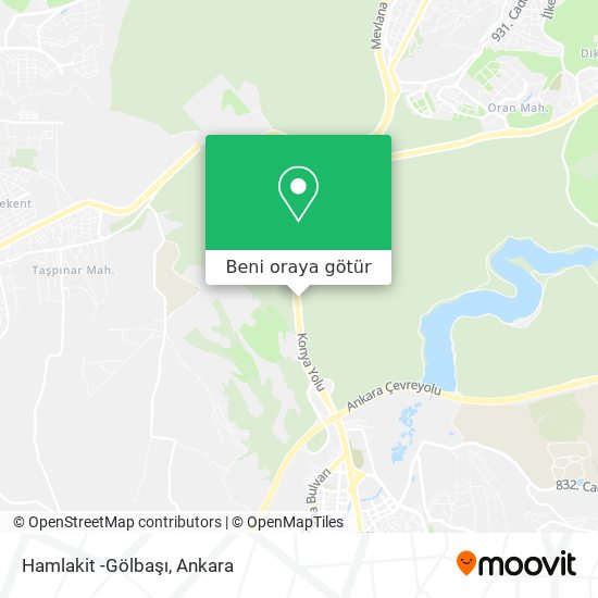 Hamlakit -Gölbaşı harita