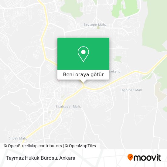 Taymaz Hukuk Bürosu harita