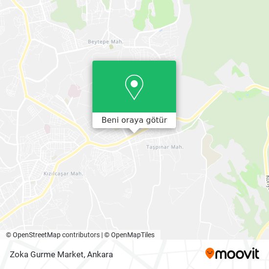 Zoka Gurme Market harita