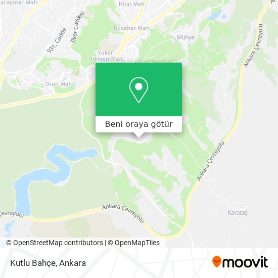 Kutlu Bahçe harita