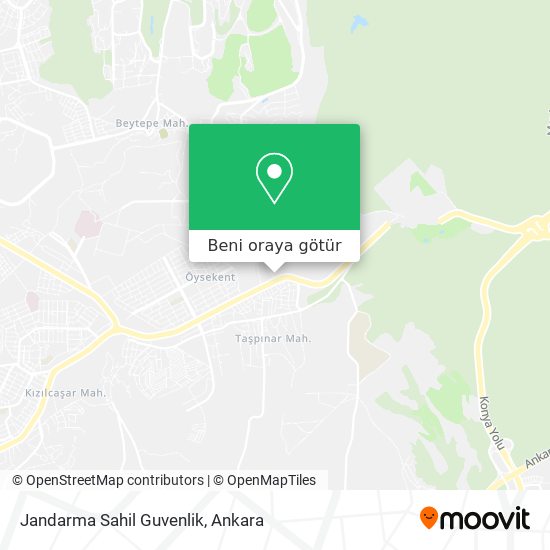 Jandarma Sahil Guvenlik harita