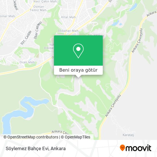 Söylemez Bahçe Evi harita