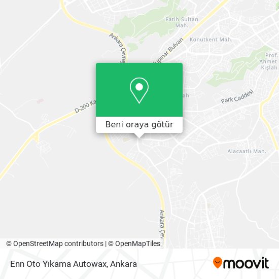 Enn Oto Yıkama Autowax harita