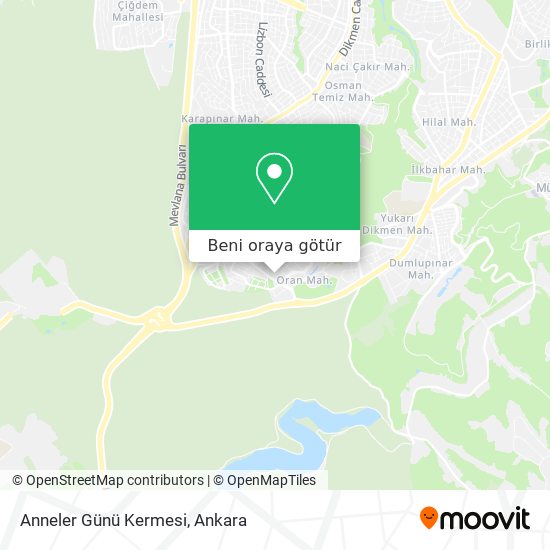 Anneler Günü Kermesi harita