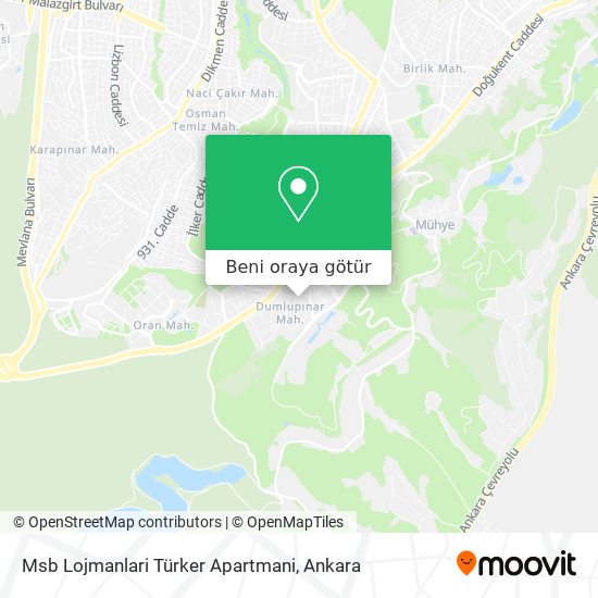 Msb Lojmanlari Türker Apartmani harita
