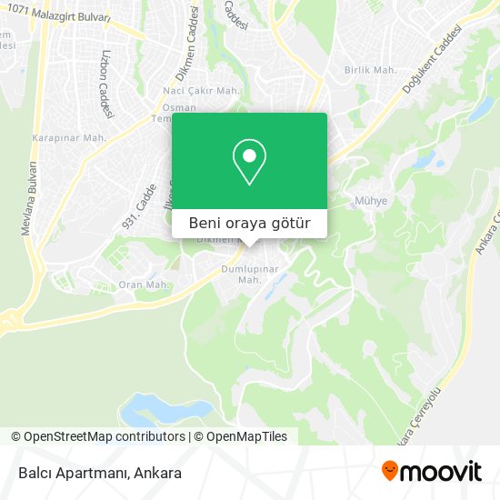 Balcı Apartmanı harita