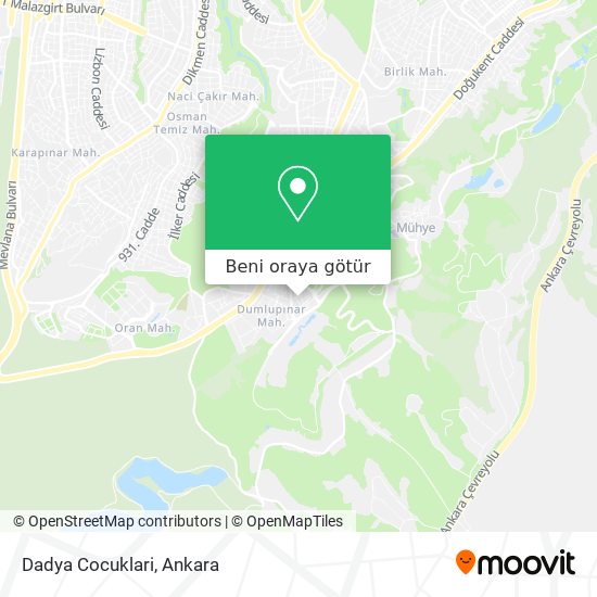 Dadya Cocuklari harita