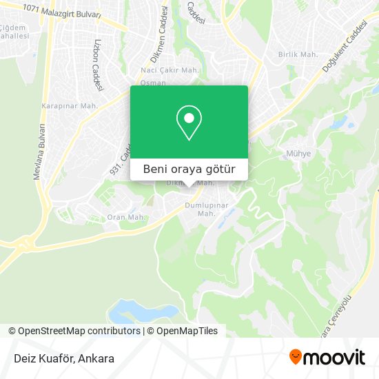 Deiz Kuaför harita