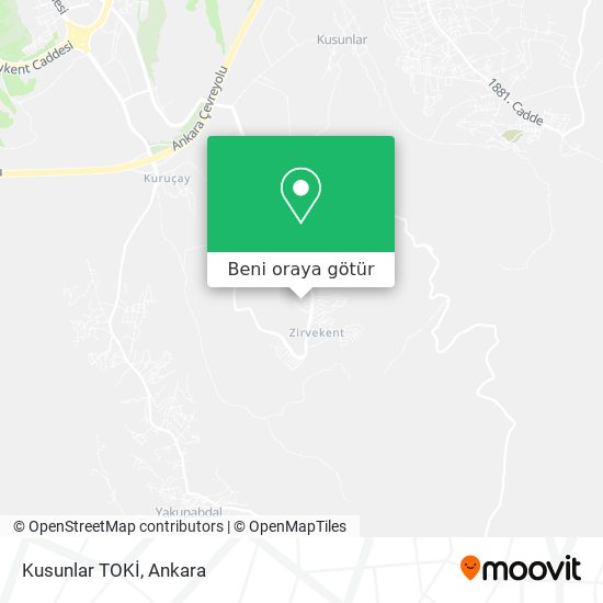 Kusunlar TOKİ harita
