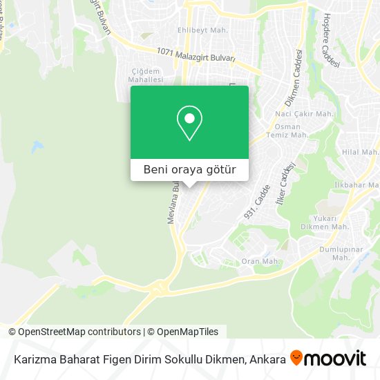 Karizma Baharat Figen Dirim Sokullu Dikmen harita