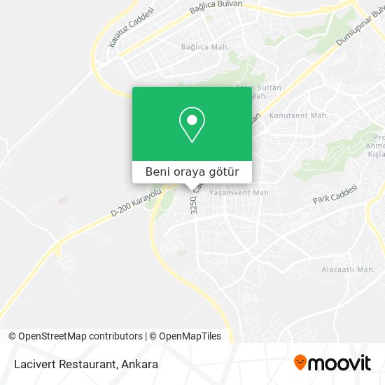 Lacivert Restaurant harita