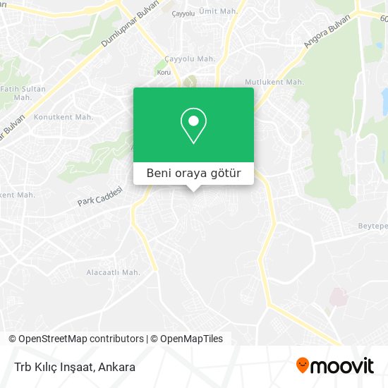 Trb Kılıç Inşaat harita